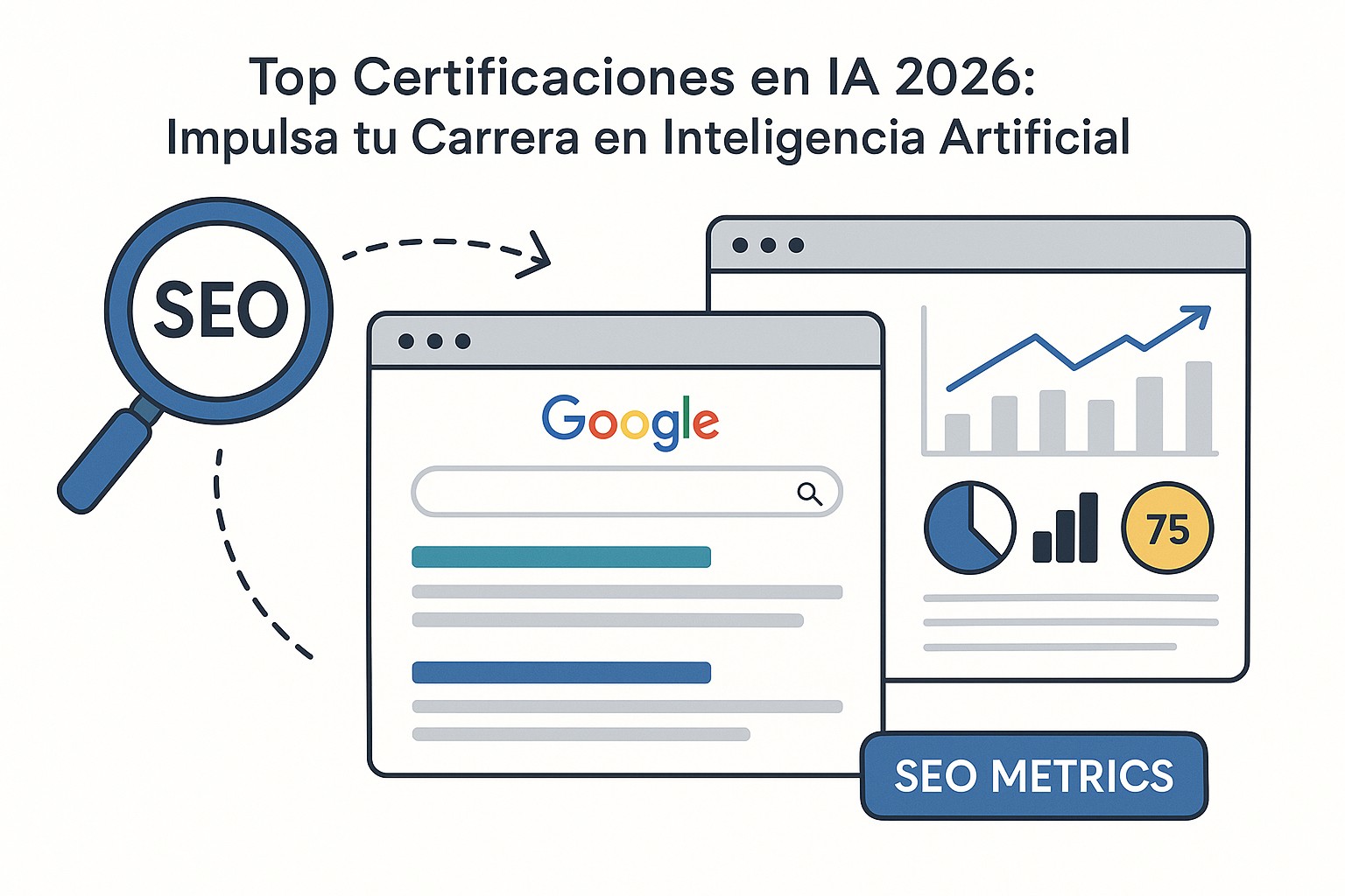 Ilustración sobre certificaciones ia top 2026