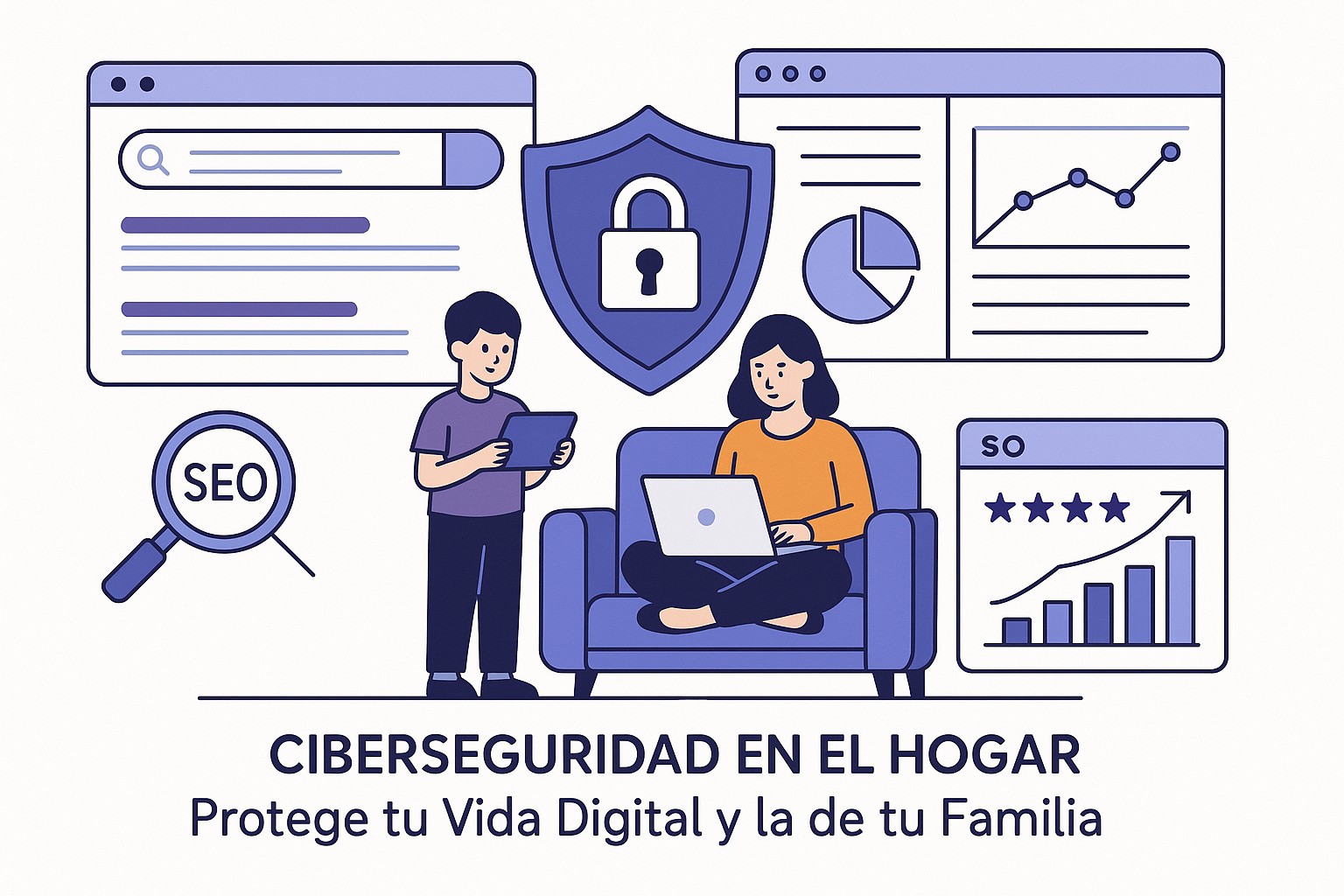 Una persona instalando un software de antivirus en una computadora portátil, mostrando una interfaz gráfica de seguridad.