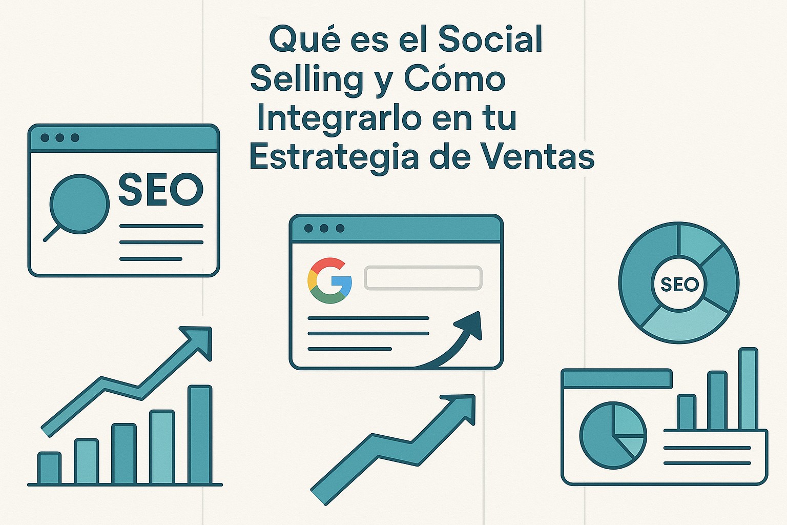 Infografía: conceptos clave de ¿Qué es el Social Selling y Cómo Integrarlo en tu Estrategia de Ventas?