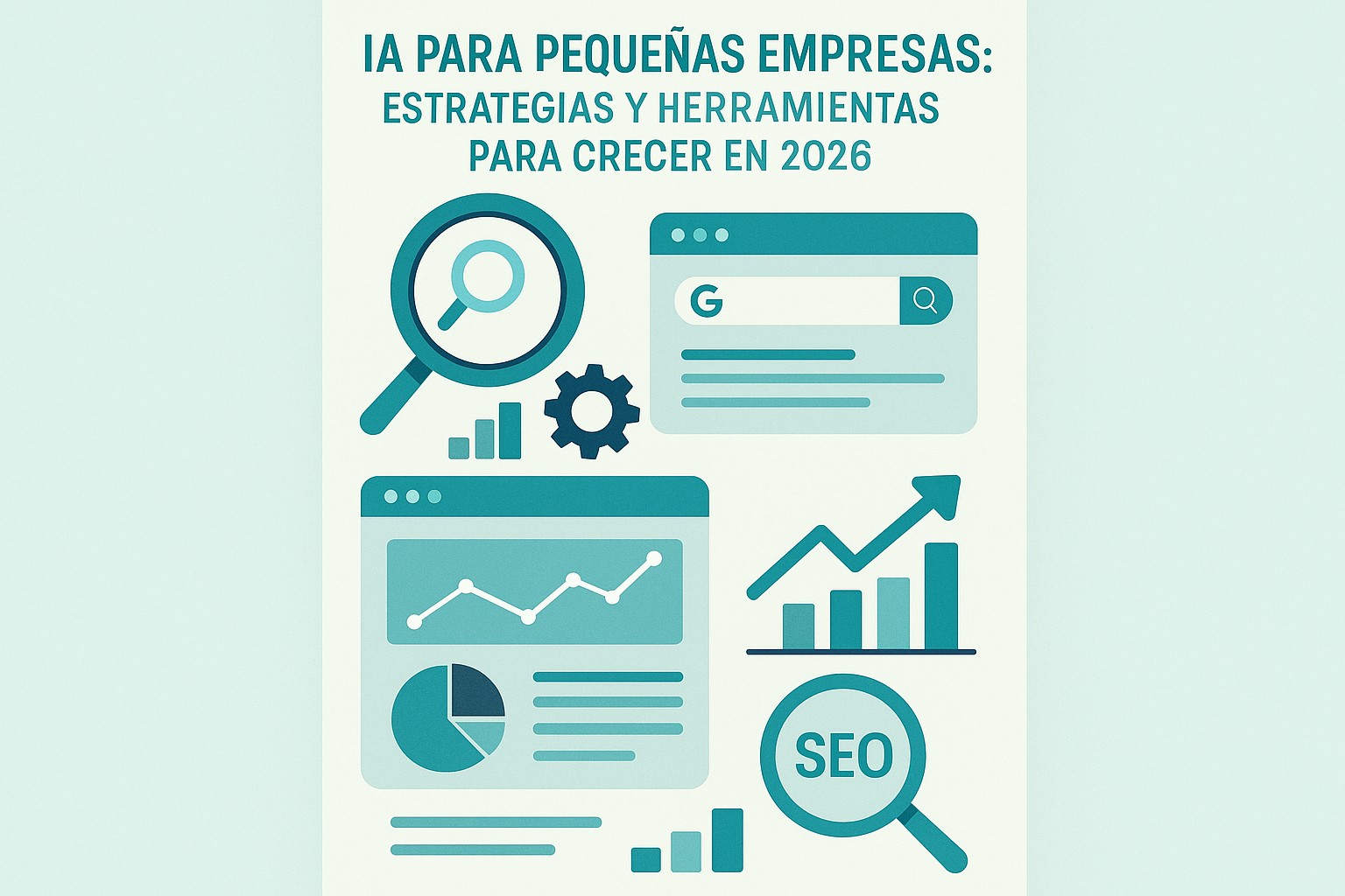 Infografia: IA para Pequeñas Empresas: Estrategias y Herramientas para Crecer en 2026
