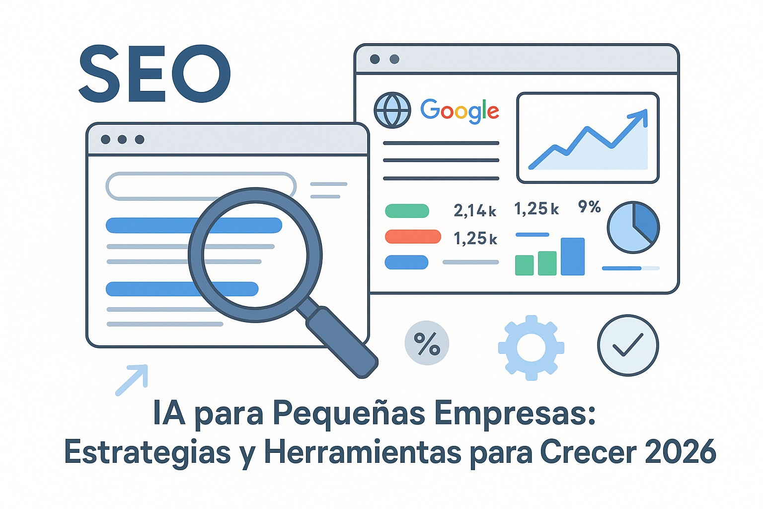 Diagrama sobre ia pequenas empresas estrategias 2026