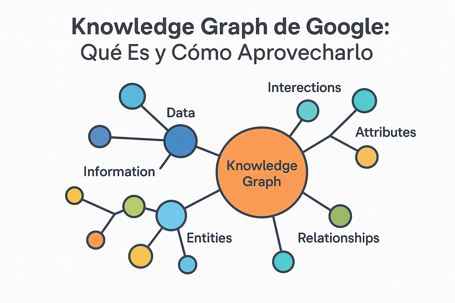 Ilustración sobre knowledge graph google