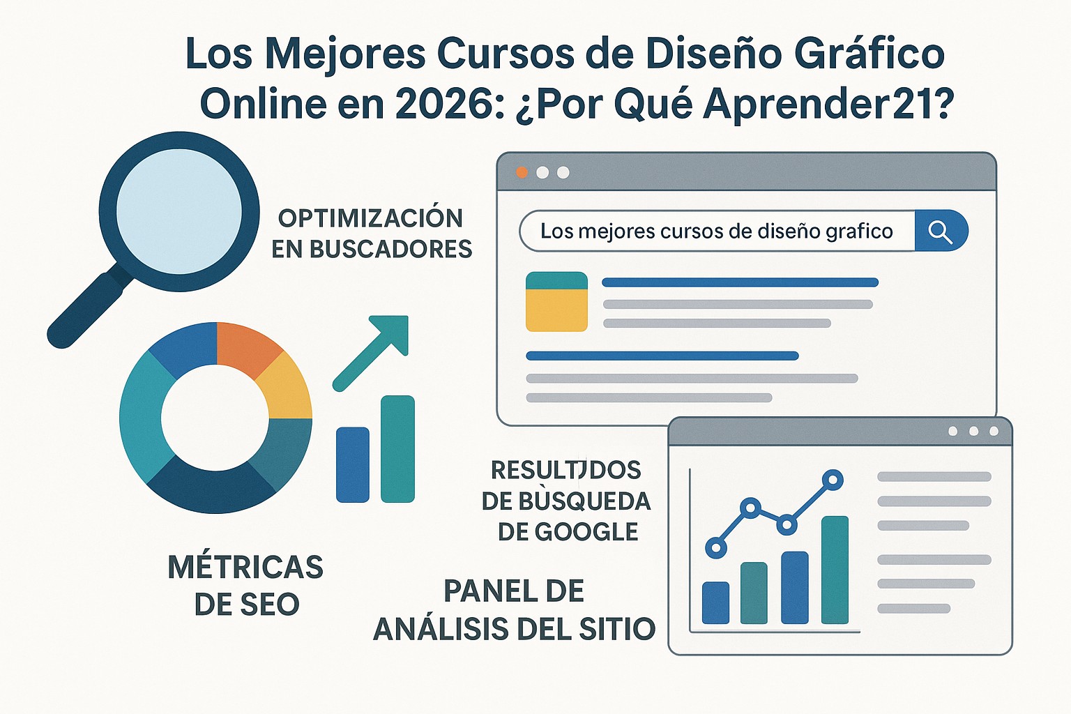 Diagrama sobre mejores cursos diseno grafico online 2026