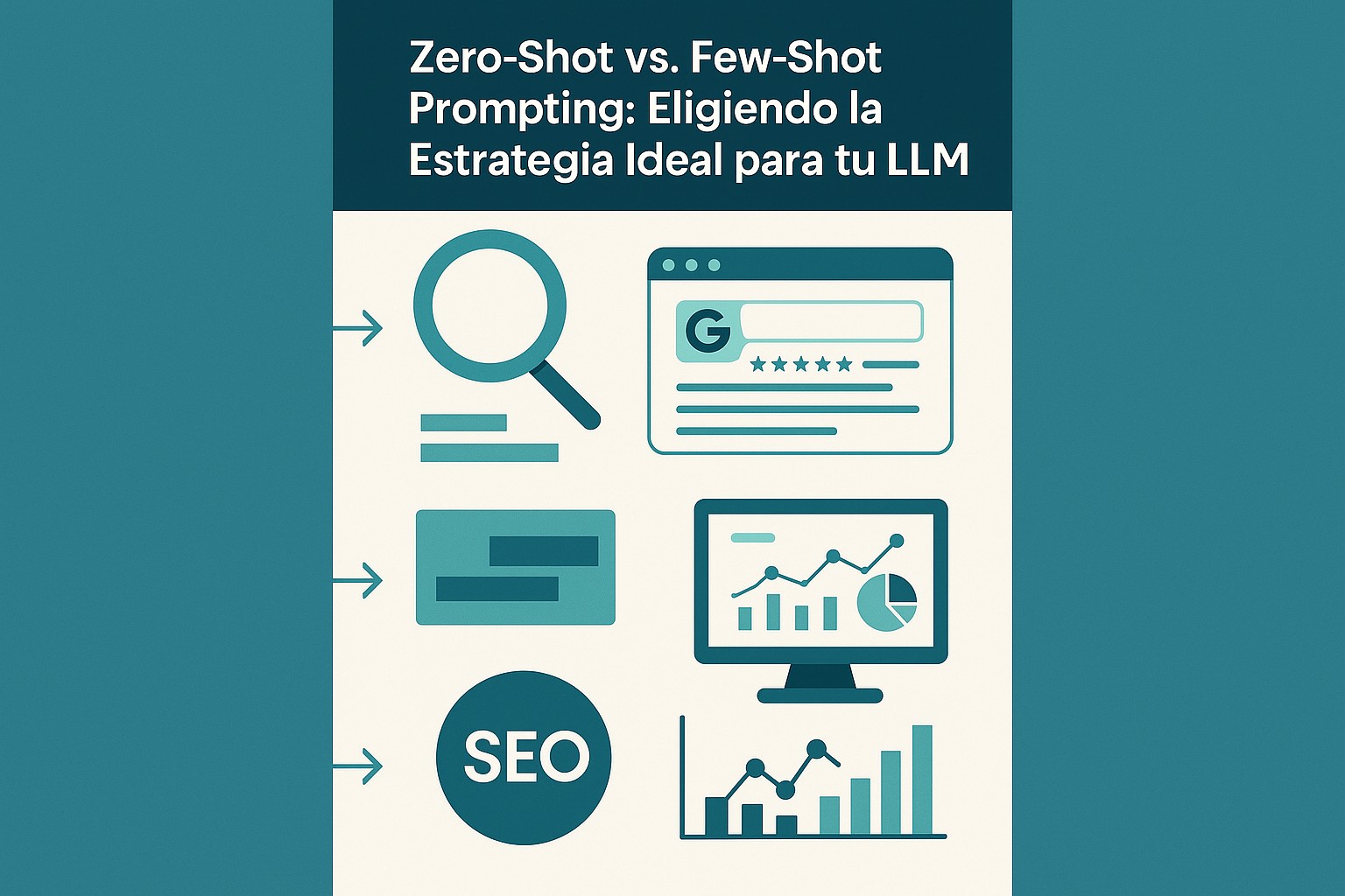Infografía: conceptos clave de Zero-Shot vs. Few-Shot Prompting: Eligiendo la Estrategia Ideal para tu LLM